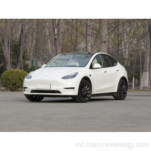 2023 Mudell Ġdid Lussu Fast Electric Car Mn-Tesla-Y-2023 New Energy Electric Car 5 Sedili Wasla Ġdida Leng